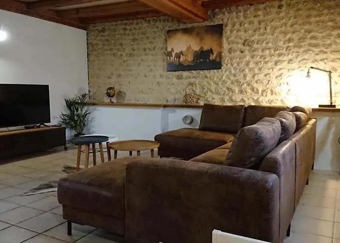 Maison Spacieuse En Pleine Nature Avec Piscine, équipements De Loisirs Et Randonnées à Proximité - Fr-1-653-105 Nonac